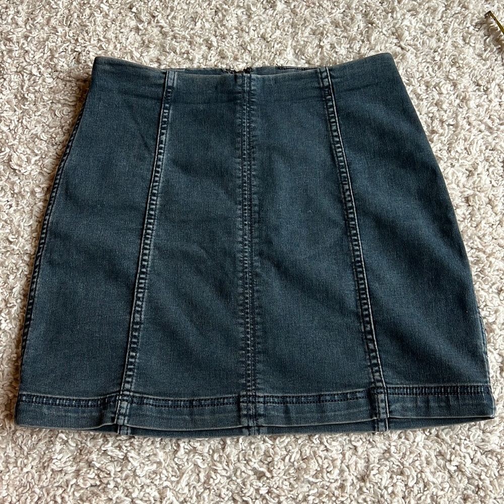 Free People Denim Skirt size 8